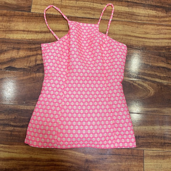 Lilly Pulitzer Neon Pink/Yellow Costello‎ Top 00 - Picture 1 of 8